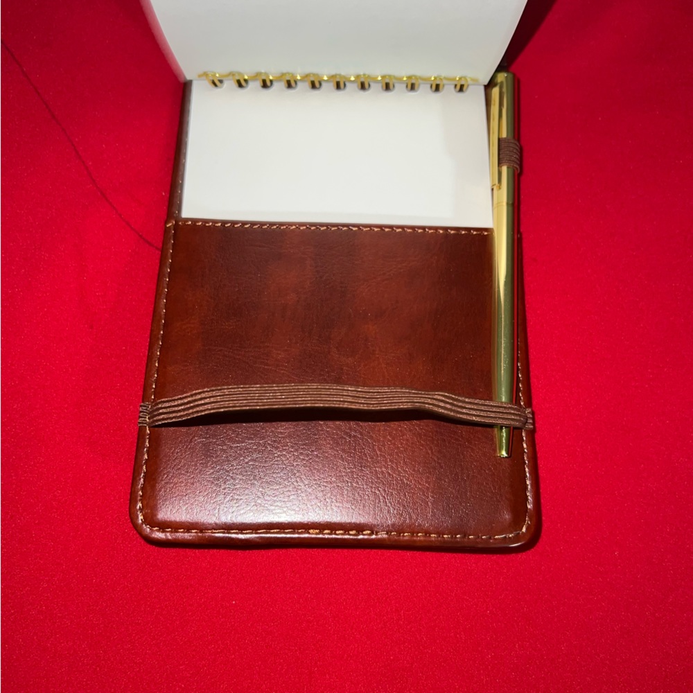 Leather & Gold plated Pen Set NWT